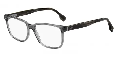 HUGO BOSS Montatura BOSS 1517 Grey horn 57/17/145 Uomo