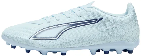 PUMA Scarpe da Calcio Unisex Ultra 6 Play MG, Gioiello Blu Icy Bianco-Blu, Taglia 39, Icy