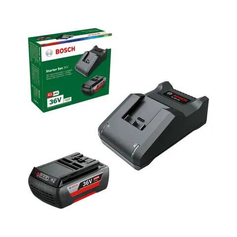 Bosch Starter Set 36 V (1 batteria 36 V 2,0 Ah, caricabatteria AL 36 V-20, in confezione