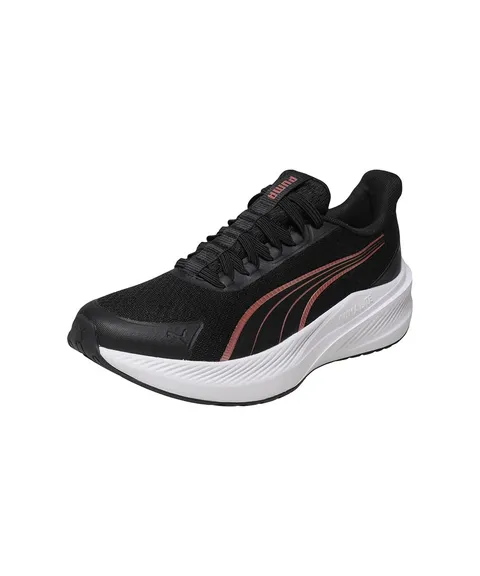 PUMA Scarpe da Running Dasher Lite Sliptech™ Unisex 38, Black Rose Gold White Metallic