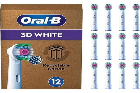 Oral-B Testina professionale 3D per spazzolino elettrico, con setole a forma di X e tazza
