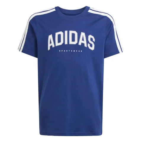 adidas Unisex - Bambini e Ragazzi Codes Collegiate Graphic Shirt, Dark Blue, 13-14 Years