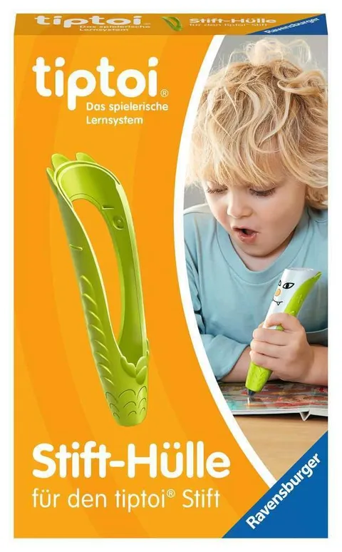 Ravensburger tiptoi 00151 - custodia per cambio penna verde, custodia di ricambio per