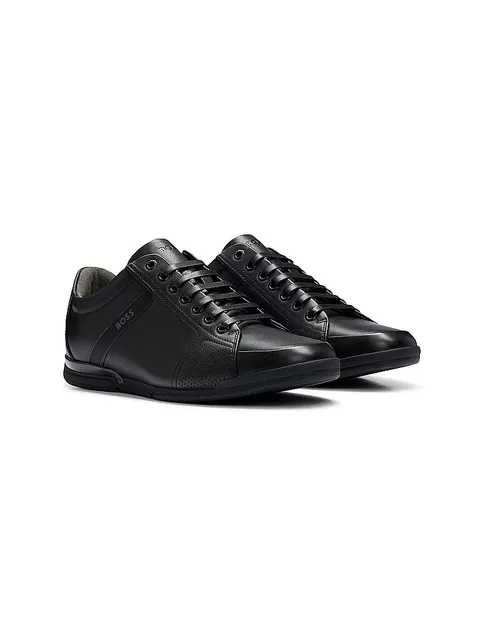 BOSS Uomini Saturn_Lowp_lux4 A_N Sneaker Nero 47 EU