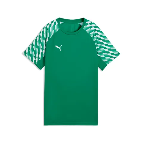 PUMA teamLIGA26 - Maglia Jr, 164, Verde Sportivo, Bianco/Verde Sportivo