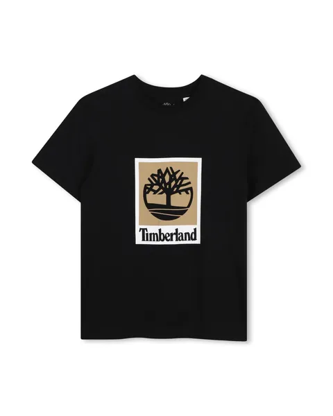Timberland T-Shirt Bambino Nero, 4 Anni