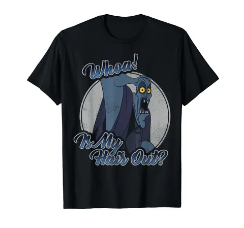 Disney Hercules Hades Whoa Is My Hair Out Fleece Maglietta