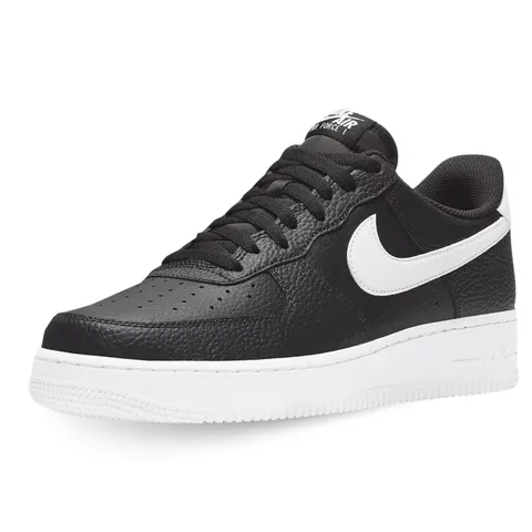 NIKE Air Force 1 '07, Scarpe Uomo, Black White, 45.5 EU