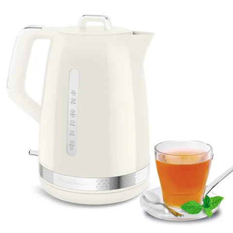 Moulinex BY320 Soleil Bollitore, Funzionale Coperchio a Cerniera, Capacità 1.7 L