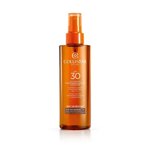 Collistar Olio Secco Superabbronzante Idratante, SPF 30, 200 ml