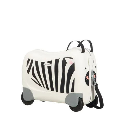 Samsonite Dream Rider Valigia per Bambini, 51 cm, 28 l, Bianco (Zebra Zeno)
