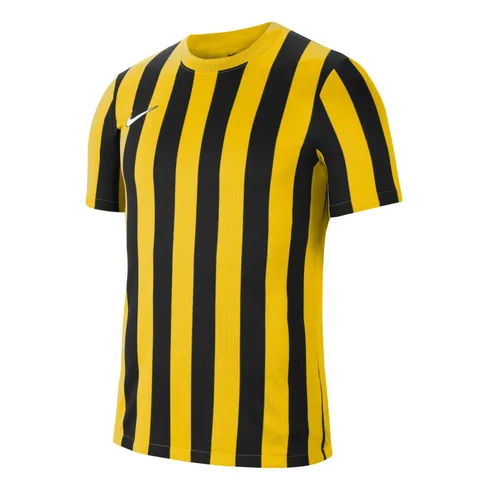 Nike Striped Division IV Jersey S/S Maglietta da Uomo, Uomo, T-Shirt, CW3813-719, Giallo