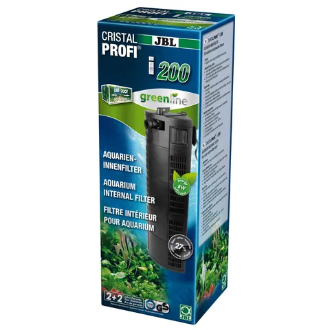 JBL CristalProf i200 greenline 6097400, filtro interno ad alta efficienza energetica per