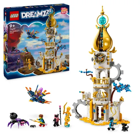 LEGO DREAMZzz 2 in 1 La Torre di Sandman, Castello Giocattolo Trasformabile, Aiuta i