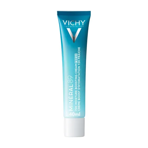 Vichy Minéral 89, Crema Booster Idratante 72h, Per Pelli Secche, 40 ml