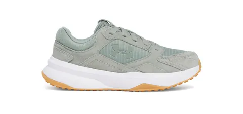 Under Armour Edge Suede Trainers Mens, Silica Green White Silica Green, 39 EU