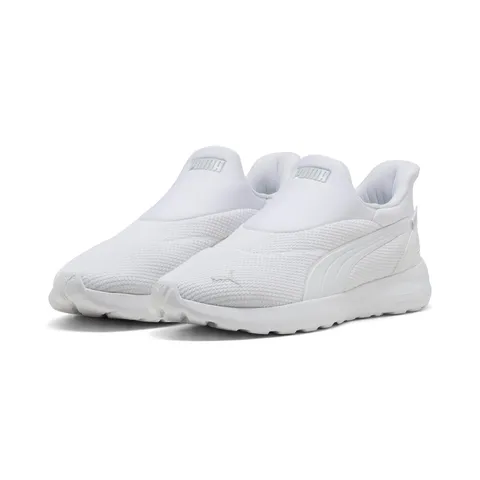 PUMA Sneaker Softride Cosmic Sliptech Unisex, Puma Bianco PUMA Bianco Freddo Grigio