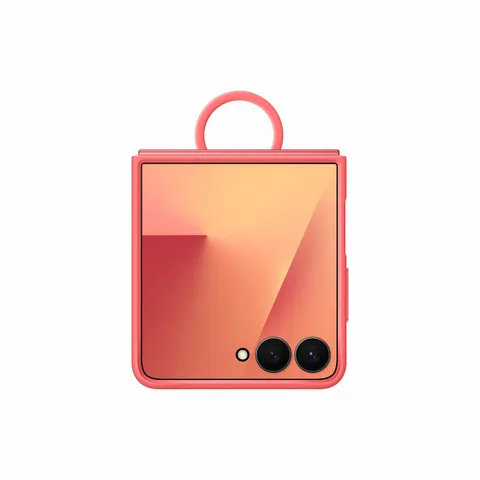 Samsung Silicone Case Ring Galaxy Z Flip7 Rosso