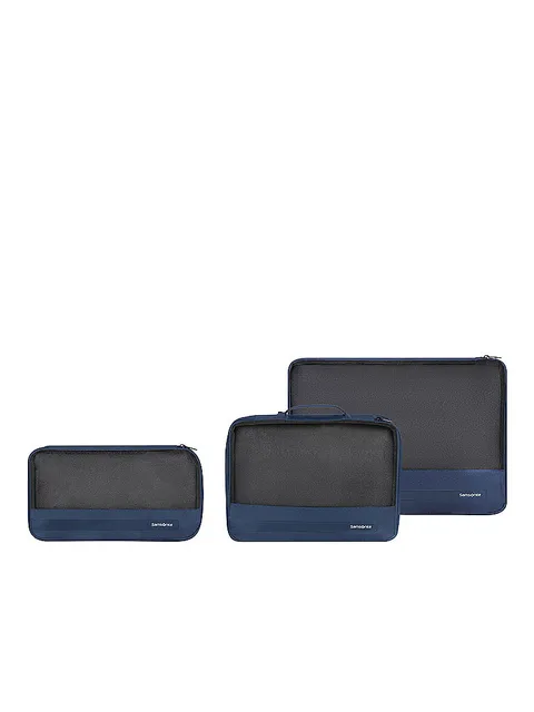 Samsonite - Set da 3 cubi da viaggio, Blu (Midnight Blue)