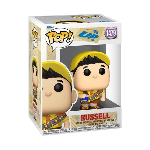 Funko POP! Disney: Pixar - Up - Russell with Chocolate - Figura in vinile da collezione