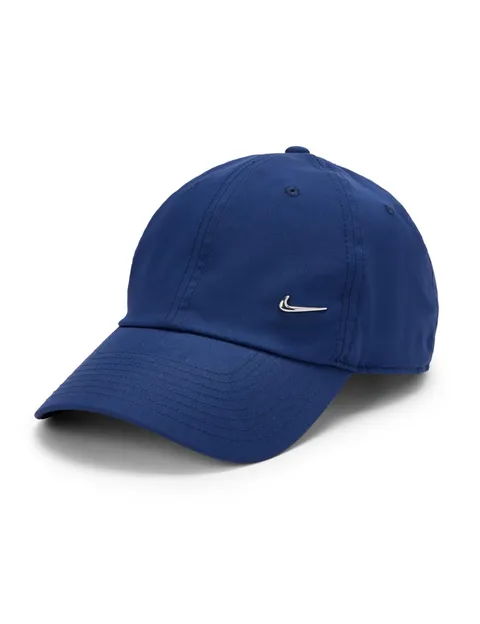 Nike Club Cappuccio, Midnight Navy/Argento Metallizzato, L/XL Uomo
