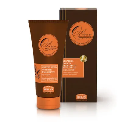 Helan, OLMO, Shampoo e Bagnoschiuma, Docciaschiuma Gel Profumato con Mandorle Dolci