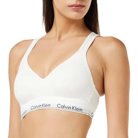 Calvin Klein Reggiseno a Bralette Donna Lift Imbottito, Multicolore (White), XS