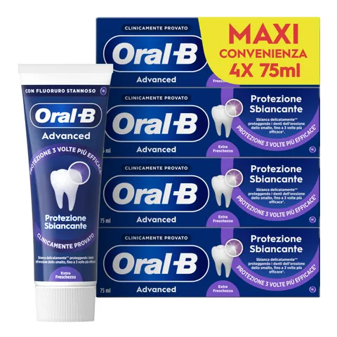 Oral-B Advanced Protezione Sbiancante (4x75ml)