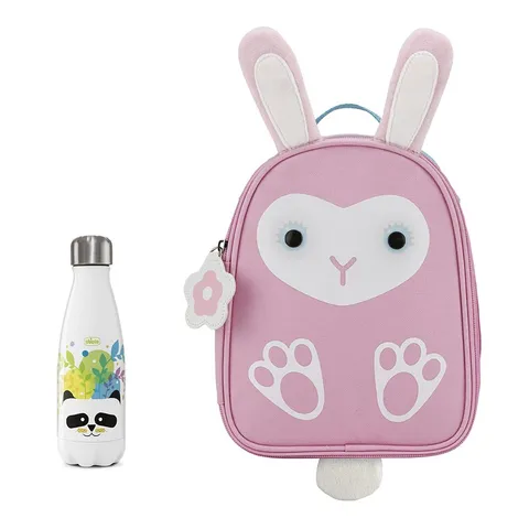 Chicco Set Portapappa Termico e Borraccia Inox 350ml