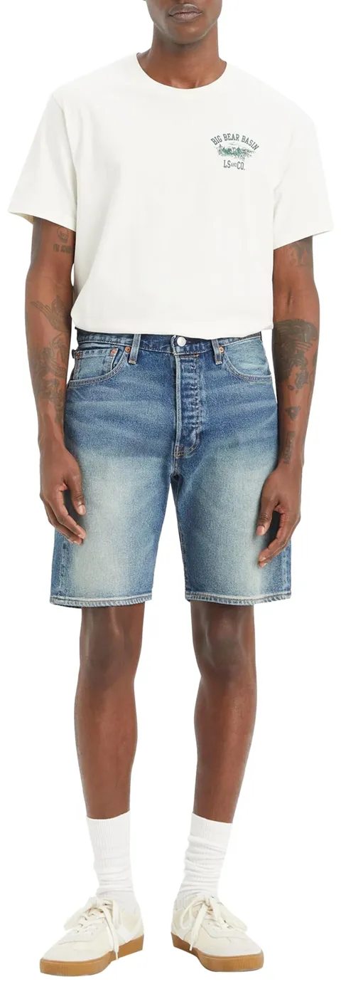 Levi's 501 Original Shorts, Pantaloncini di Jeans Uomo, Pantaloncini da 5 PM in The