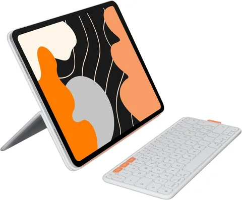 Logitech Flip Folio, custodia con tastiera per iPad Pro (M4) e iPad Air da 13 pollici(M2