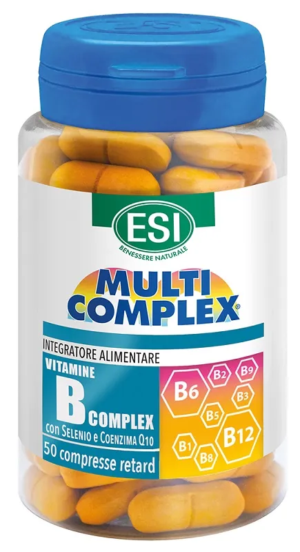 ESI - Multicomplex Vitamine B, Integratore Alimentare Multivitaminico del Gruppo B, con