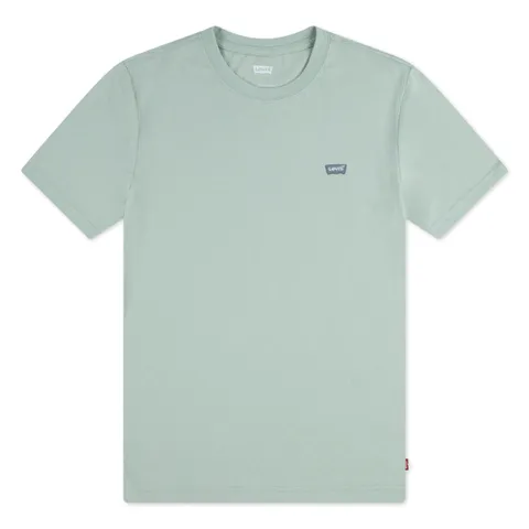 Levi's T-Shirt con Logo Batwing sul Petto Verde Bambino