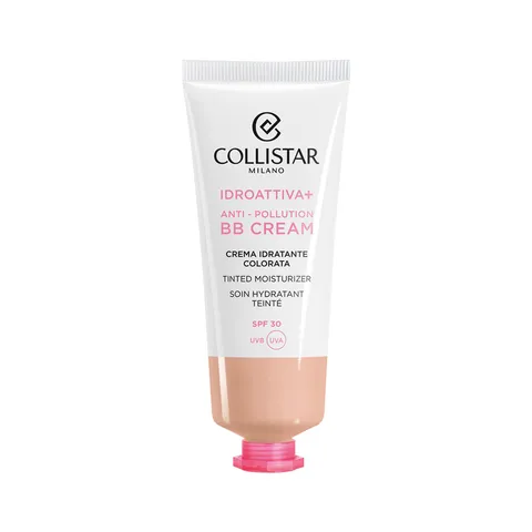 Collistar Idroattiva+, BB Cream Viso Antipollution, Idratazione 100H, SPF 30, Texture