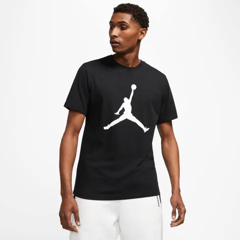 Nike M J Jumpman Ss Crew T-shirt, Uomo, black/white, 2XL