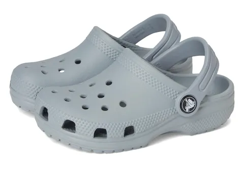 Crocs Classic Clog T, Zoccoli Unisex - Bambini e Ragazzi, Concrete, 24/25 EU