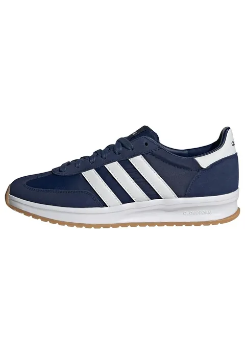 adidas Uomo Run 70S 2.0 Shoes, Dark Blue/Cloud White/Cloud White, 40 2/3 EU