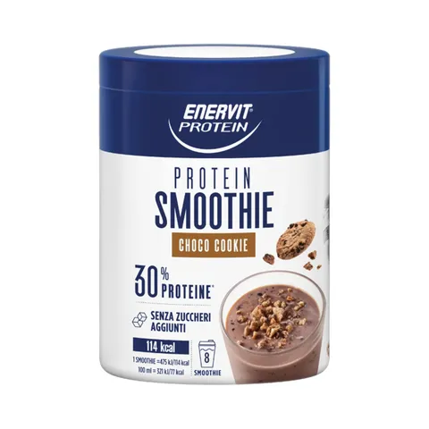 Enervit Protein, Smoothie Choco Cookie, 30% di Proteine, Gusto Biscotto e Cacao, con