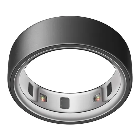 Oura Ring 4 - Stealth - Misura 5 - Smart Ring | Provalo con il kit di misurazione Oura Ring 4 | Indossabile per monitorare il sonno - Frequenza cardiaca - Fitness - Batteria fino a 8 giorni