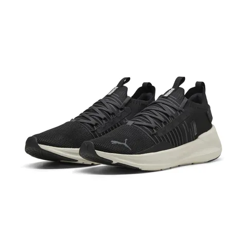 Puma Scarpe da Corsa Unisex Softride Symmetry Fuzion LsRoad, Puma Nero Grigio Scuro