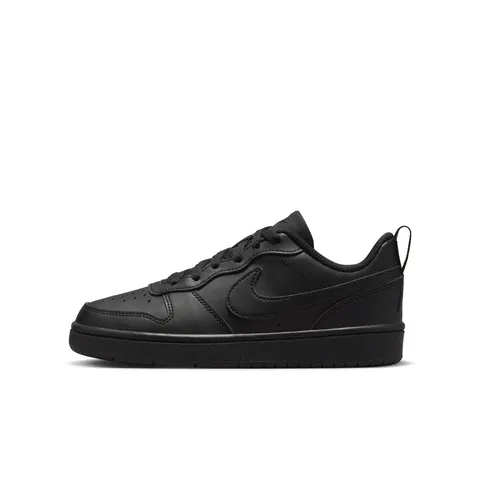 Nike Court Borough Low Recraft GS, Scarpe con Lacci, Black/Black, 38.5 EU