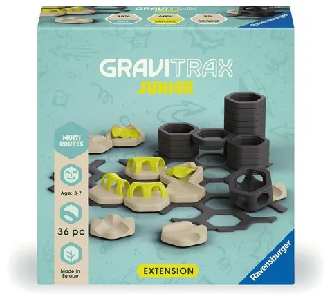 Ravensburger GraviTrax Junior Extension Multi Routes: pista da baseball espandibile per