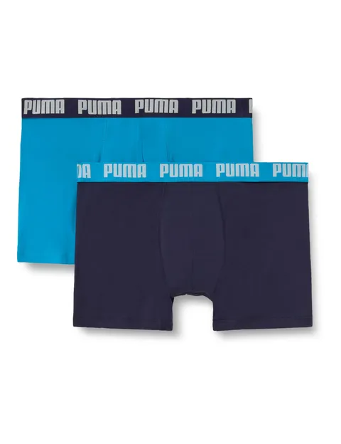 PUMA Everyday Basic Boxer 2p, Biancheria Intima Uomo, Speed Blue - New, XL