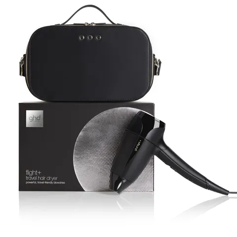 ghd Flight+ Asciugacapelli - Asciugacapelli Da Viaggio con pochette (Nero)