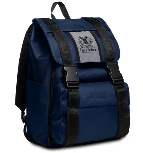 Invicta Unisex Adulto Zaino, Blu, Taglia Unica