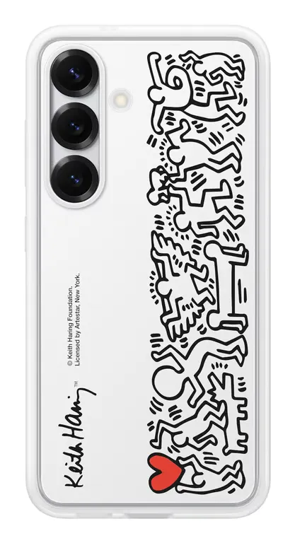 Samsung FlipSuit Case Galaxy S25 Keith Haring White