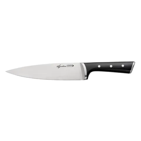 Lagostina Iceforce, Coltello da Chef 20 cm in Accaio Inox con Lama Raffreddata, Coltello