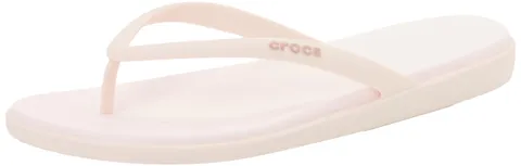 Crocs Ciabatte da donna, Miami Matte Round Toe Flip, Bubble Ice, 8 UK Women