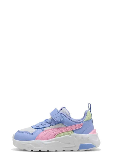 PUMA Unisex Bambino Trinity 2 Lt AC+ Inf Basket, Bianco Rosa Shimmer Intense Lavanda, 26