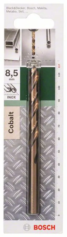 Bosch DIY HSS-Co 2609255080 - Punta per trapano in metallo, 8,5 x 75 x117 mm